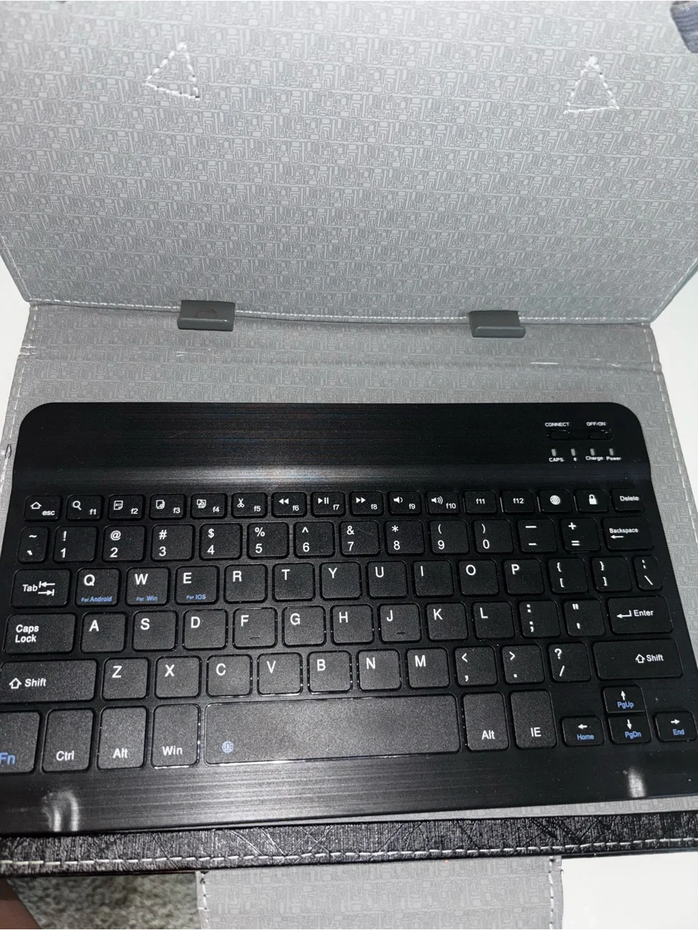 Wireless Bluetooth Tablet Keyboard Case - Black